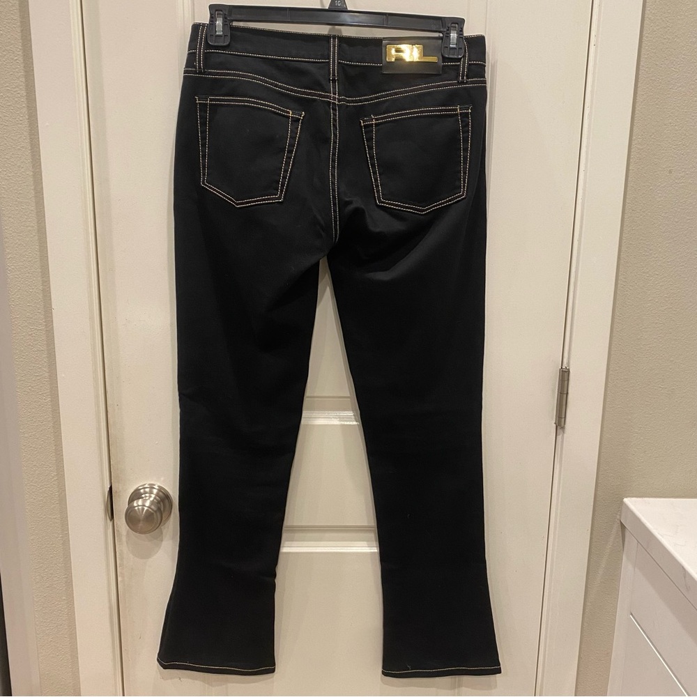 Ralph Lauren 380 Black Boot Cut Jeans - Picture 2 of 6